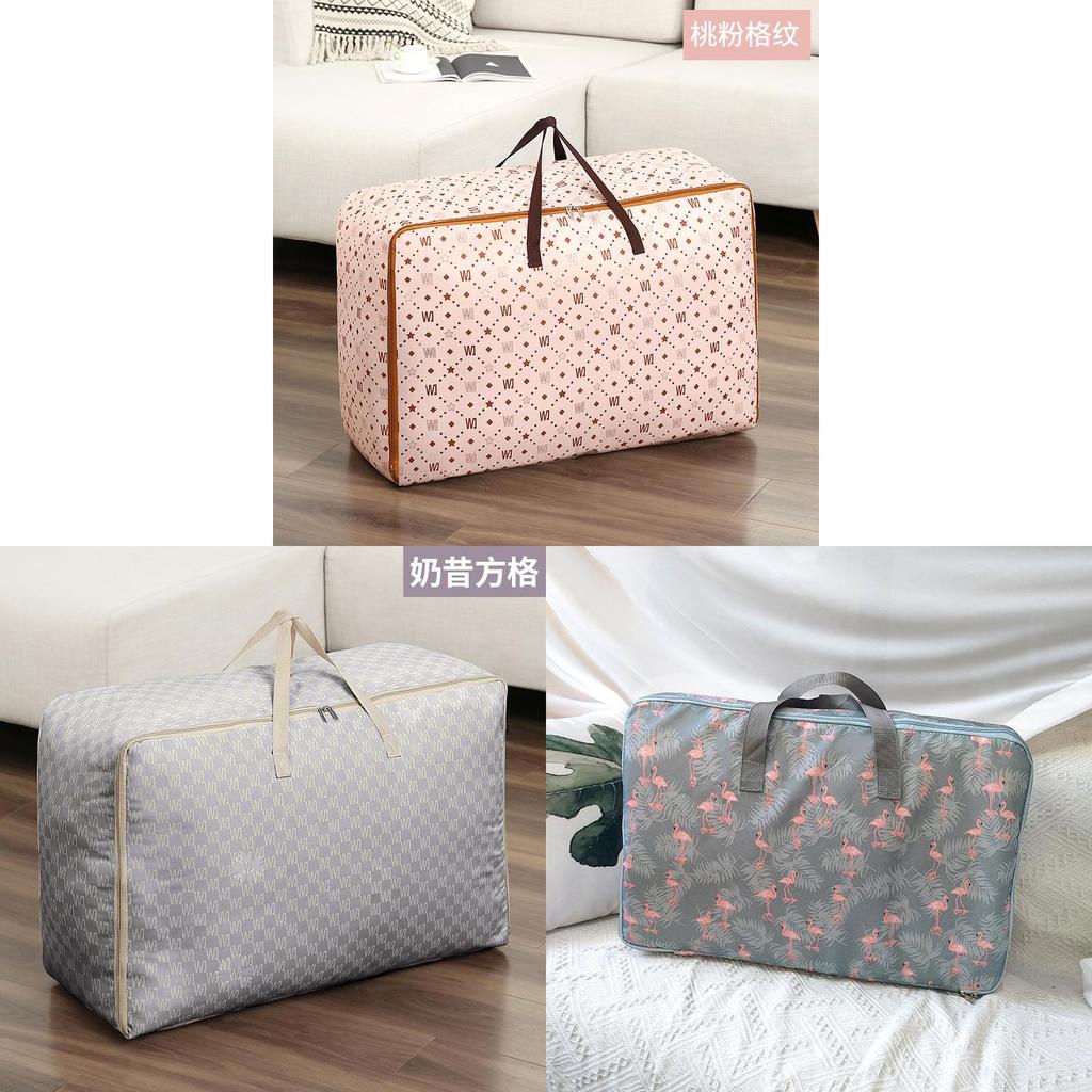 Clothes Storage Bag With Waterproof Oxford Cloth Large Capacity For Bedroom And Travel Use