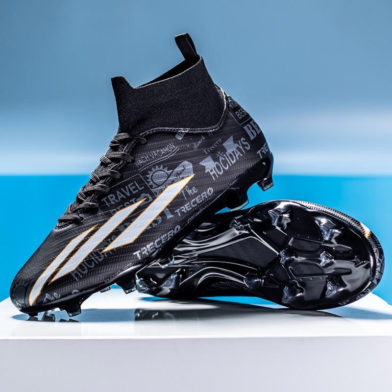 

2024 новые высокие футбольные бутсы для мальчиков и подростков, для студентов, длинные ногти, сломанные ногти, обувь для тренировок и соревнований 35