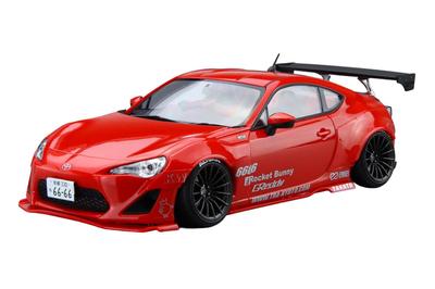 Aoshima Bunka Kyozai El Coche Modificado ZN6 86 GREDDY ROCKET BUNNY ENKEI Kit de Modelo de Plástico a Escala (AOSHIMA) '12 & Ver. (Toyota) 1/24