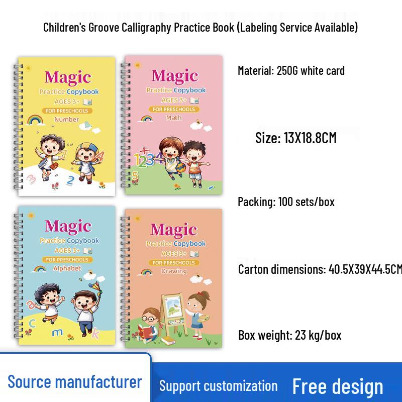 Transition & Fun Calligraphy Book: English Practice & Drawing for Kindergarten to Primary Students