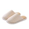 Couple Linen Slippers Men and Women Indoor and Outdoor Home Couple a Pair of Silent Non-slip Household Cotton and Linen Slippers