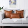 1Pcs Solid Color Retro Pillowcase Nordic Leather Sofa Cushion Cover Gorgeous Bedroom Living Room Sofa Decoration Pillow Case