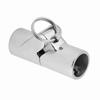 Marine Stainless Steel Folding   Coupling Tube Pipe Connector Boat Hardware Fitting;22mm: