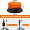 AnTom Remote Control Wireless Strobe Lights, Waterproof Rechargeable LED Battery Powered Beacon Light With Strong Magnetic Base, Vehicle Emergency