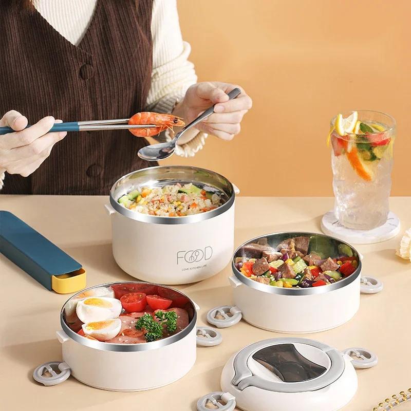 Bento Lunch Box Japanese Multilayer Stainless Steel Bento Box Food Container Storage Portable Thermos Food Jar Kid Bento Box