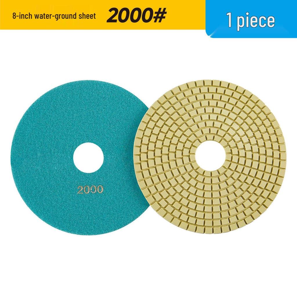 Multi-Size Diamond Water Polishing Pad (5" To 14") for Granite - Fits Angle Grinders