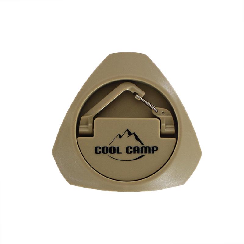 

COOLCAMP Multifunctional Magnetic Hook with Triangle Suction Cup and Clamp for Outdoor Camping & Car Light Hanging.