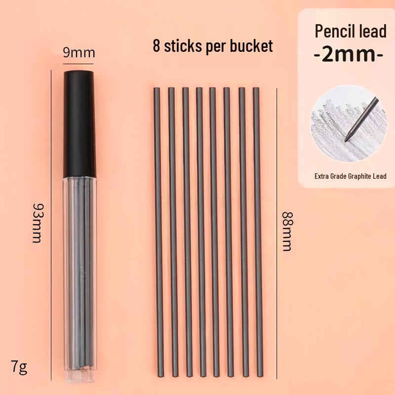 Automatic Posture Correction Pencil for Primary School Students, 2B, 2.0mm Non-Breaking Lead, Black Writing Correction Tool