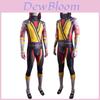 Mortal Kombat Scorpioncosplay Costume With Lycra Fabric For Game Fans