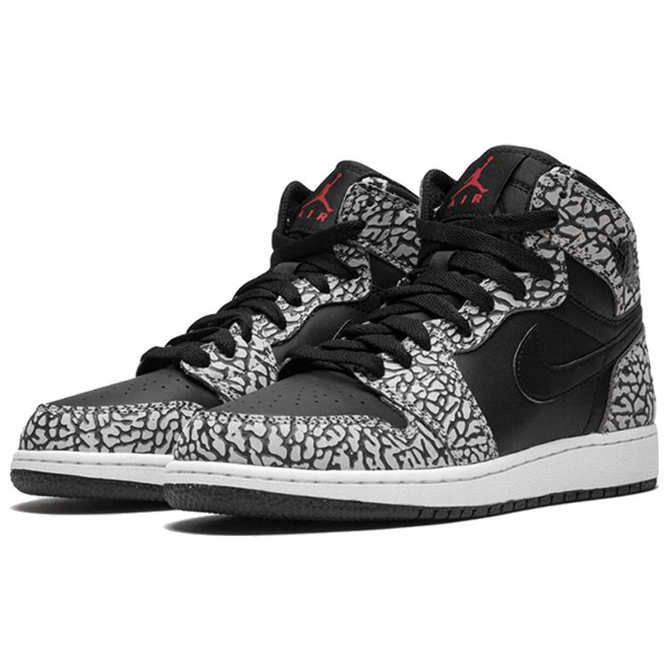 Jordan 1 Retro Hohe Premium Schwarzer Elefant GS 838850-013