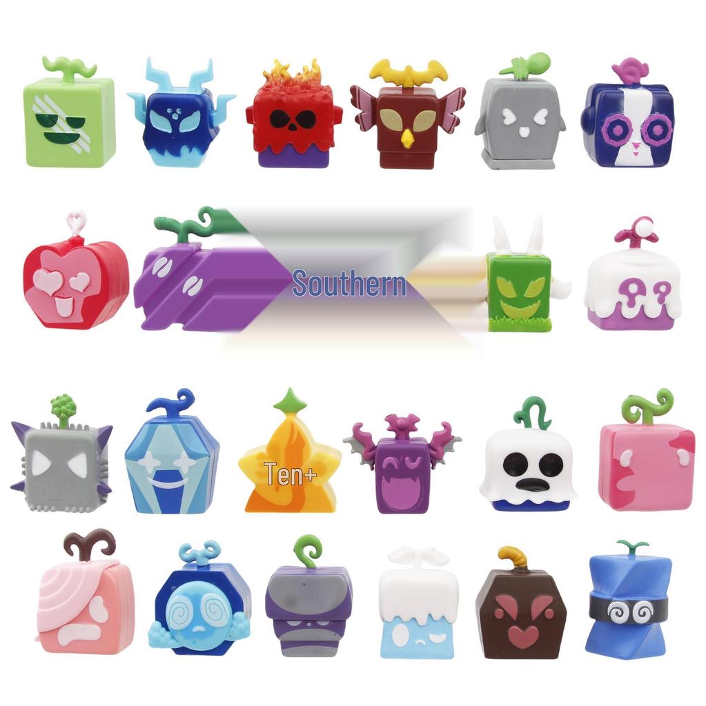 24 Styles Brook’s Devil Fruit Figurines - Game Merchandise Toys & Ornaments for Desktop or Car