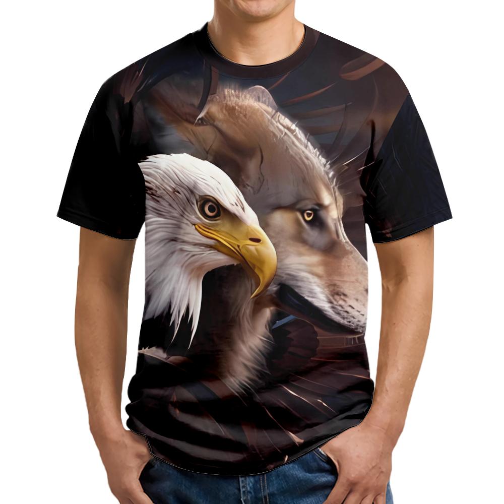 

Мужские рубашки Cool Eagle, обычная мужская одежда для пап 8XL оранжевый