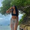 Netted Fringe Waistband Handwoven Bikini Cover Up Skirt Festival Street Sle Me Top Soulful Accessory For Suits Jeans Waistline