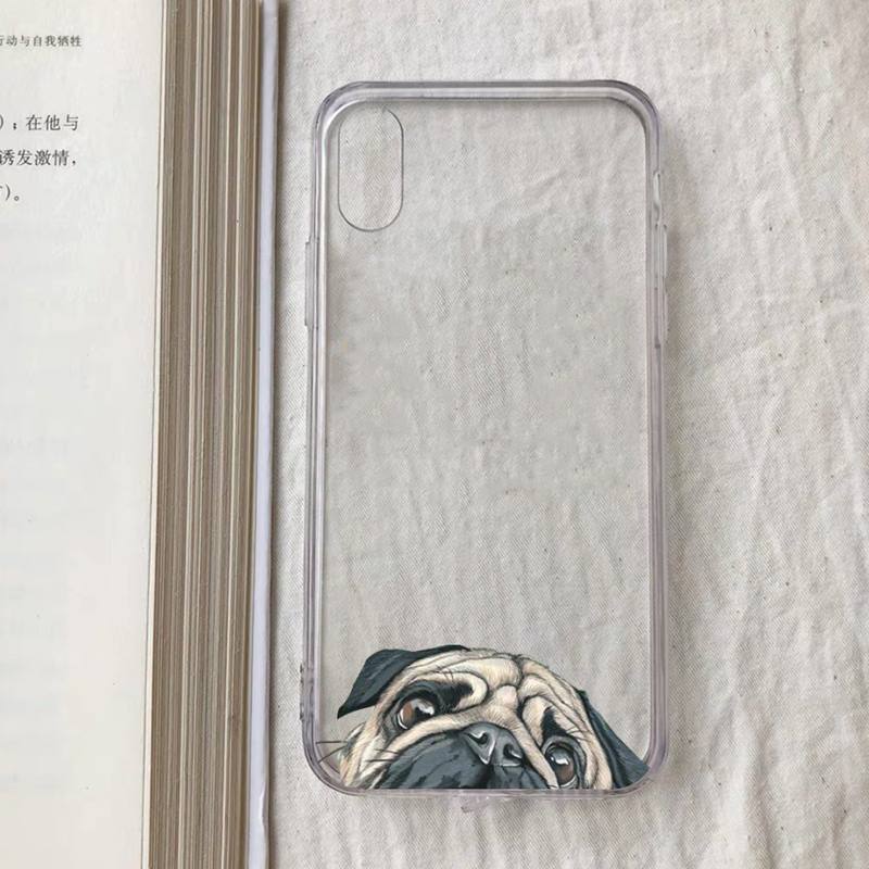 Cat French Bulldog Phone Case for iPhone 11 12 13 mini pro XS MAX 8 7 6 6S Plus X 5S SE 2020 XR case