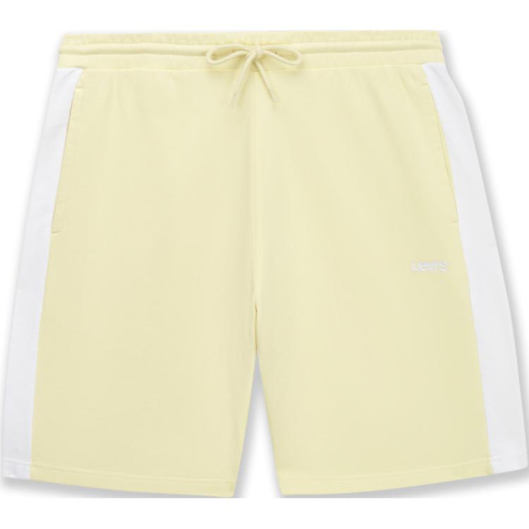 

Levis Свободный крой Прямые штанины Удобные Универсальные Повседневные шорты Мужские шорты Светло-желтый A3320-0003 L