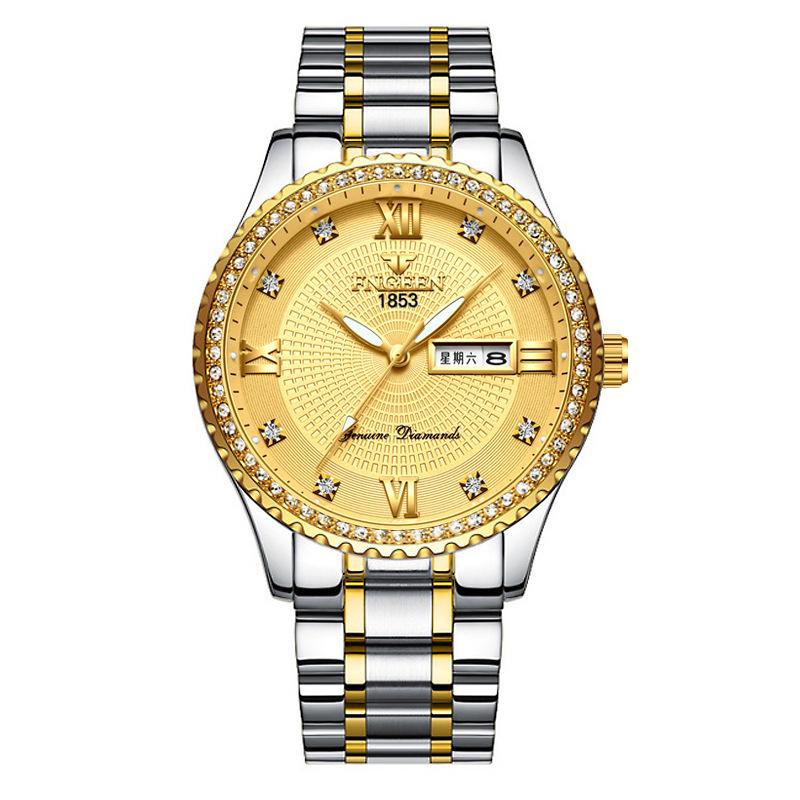 Men's Waterproof Luminous Running Alarm Clock Watch