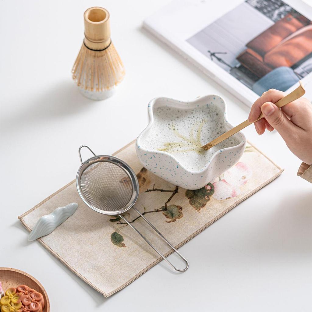 Matcha Whisk Set Matcha Tools For Ceremony Traditional Ceremonial Drink Utensils With Scoop For Office Medication Gathering