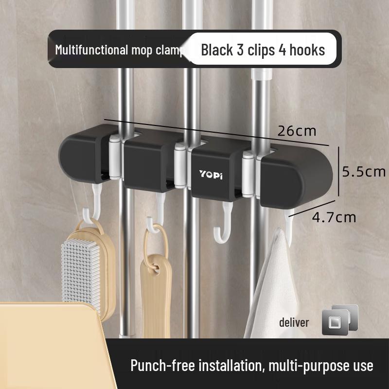 

ZNMW Drill-Free Mop & Broom Holder