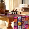 Bohemian Table Runner Vintage Minimalist Art Seasonal Cloth for Party Indoor Outdoor Decorations