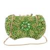 Diamond Dinner Bag Metal Hollow Rhinestone Banquet Women's Bag Rhinestone Clutch Bag