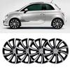 4 Piezas 14 Pulgadas Cubo Completo Aspecto Elegante Se Ajusta a Rueda R14 Cubierta para la Mayoría de Coches Camionetas SUV