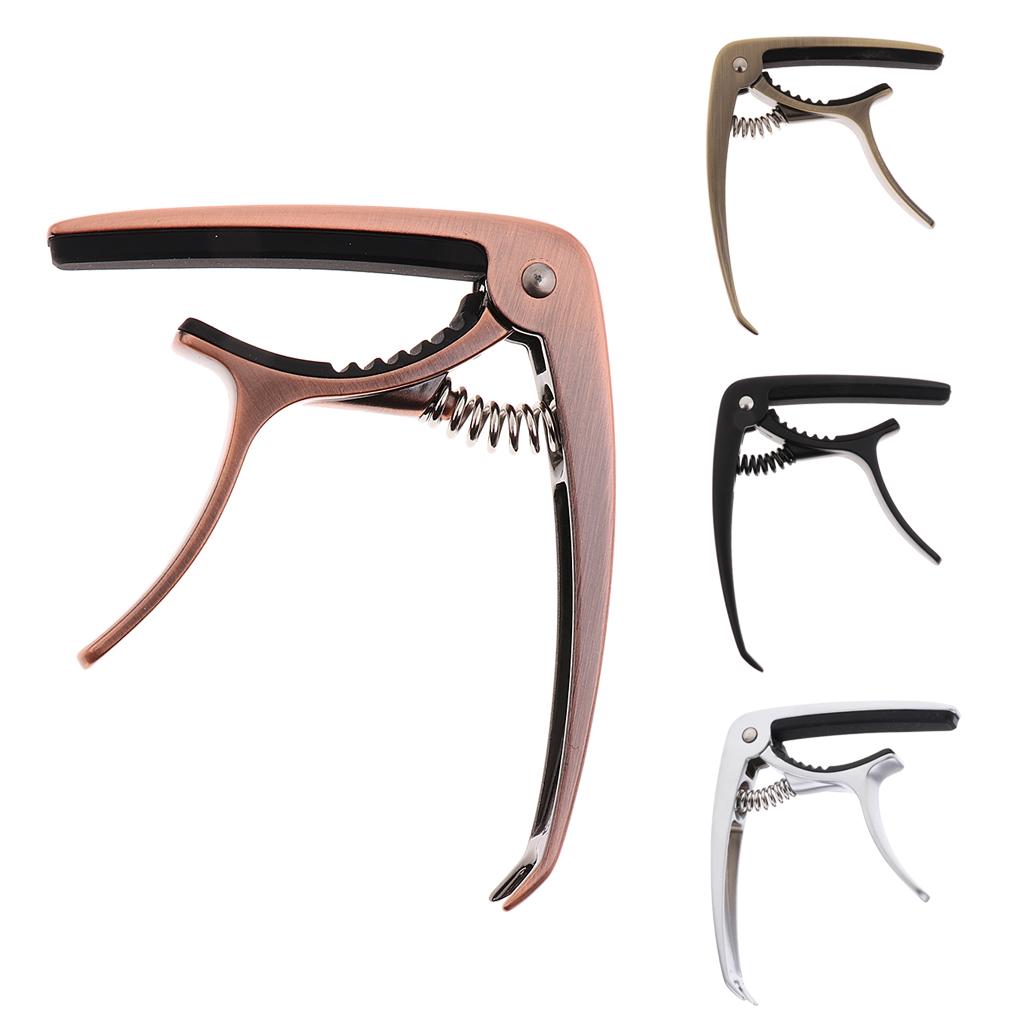 Zinc Alloy Guitar Capo Tune Clamp Quick Change Clip for Acoustic Electric Bass Ukulele and Accessories