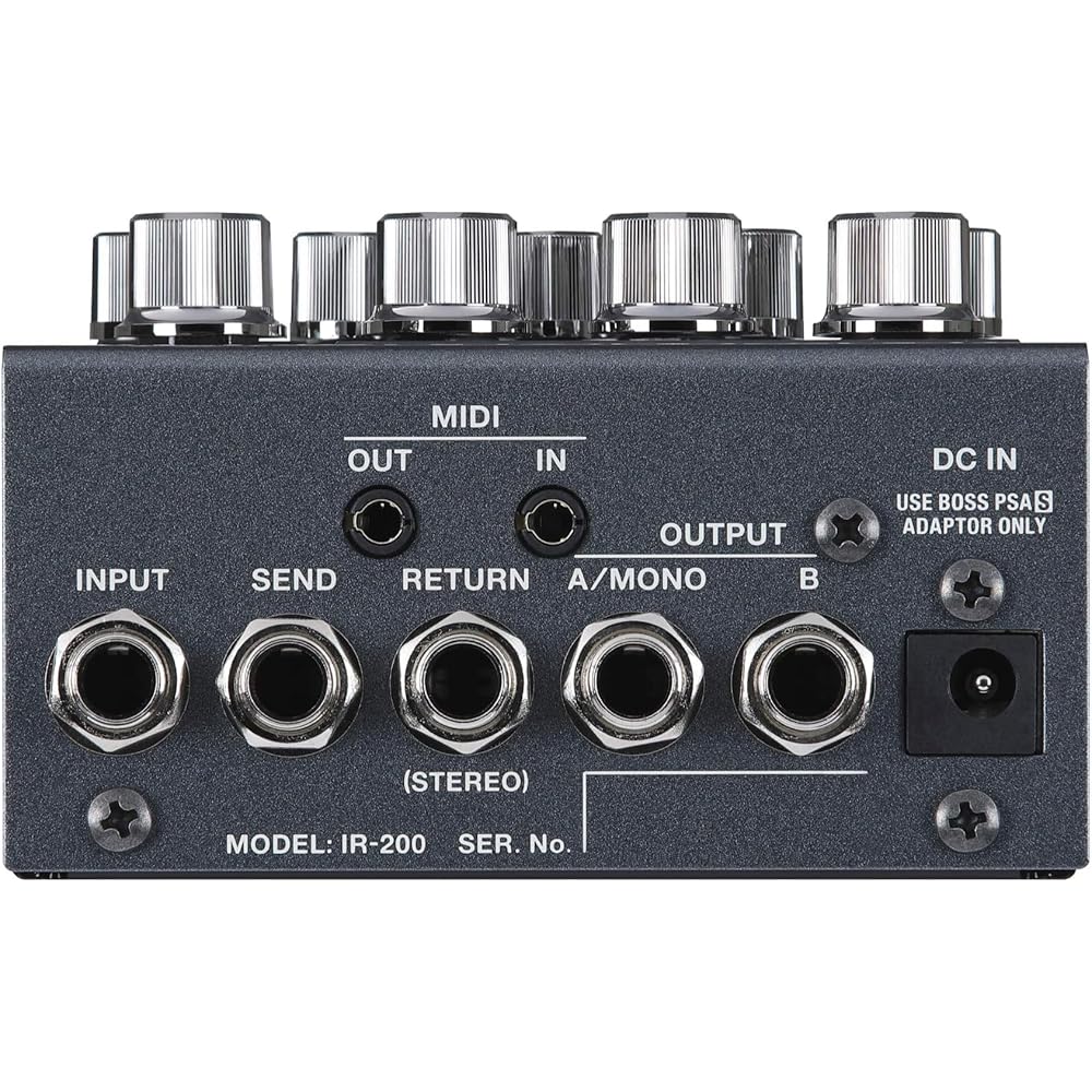BOSS Boss Cabinet IR Pedal IR-200 Amp & Cabinet Processor Abundant Preamp Models Versatile Cabine...