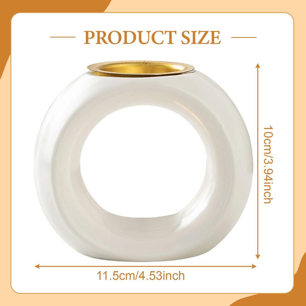 Split Ceramic Aromatherapy Furnace Incense Essence Furnace Essential Oil Furnace Candle Lamp Furnace Cylinder Split Aromatherapy