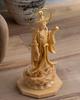 Tiny Buddha Kisshoten standing statue 11cm Joruriji style gold paint Buddha wood ornament Kisshoten - (wood boxwood, finish) - statue, figure,