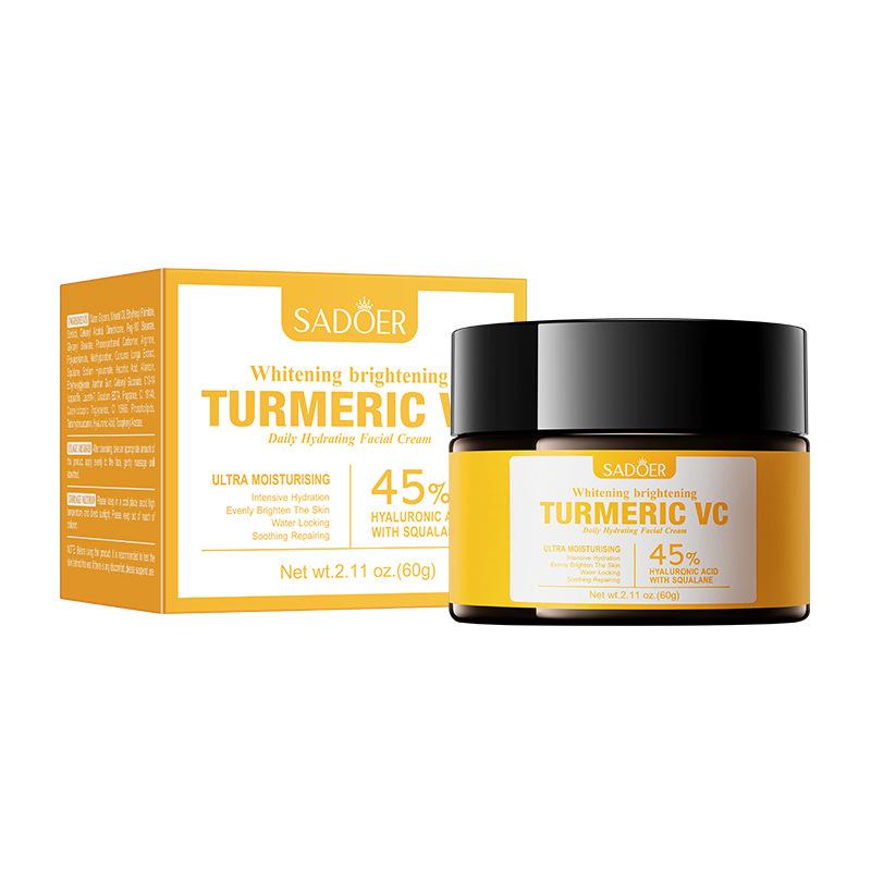 Turmeric VC Cream Brightening Moisturizing Hydrating Retinol Cream Skin Care Products