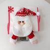 Christmas Holiday Decorations Set of 1/2  Festive Party Hanging Ornaments, High Quality Santa,Snowman Stockings,Polyester,Featherless, for Christmas,