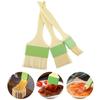 3-Piece Wooden Handle Wool Pastry & BBQ Brush Set