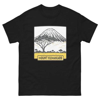 T-Shirt da Viaggio Attrazione Landmark Monte Kilimangiaro