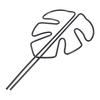 Leaf Shaped Reusable Plant Support Stake for Monstera Plants Antitipping Lightweight Easy Install Aesthetic Functional Growth