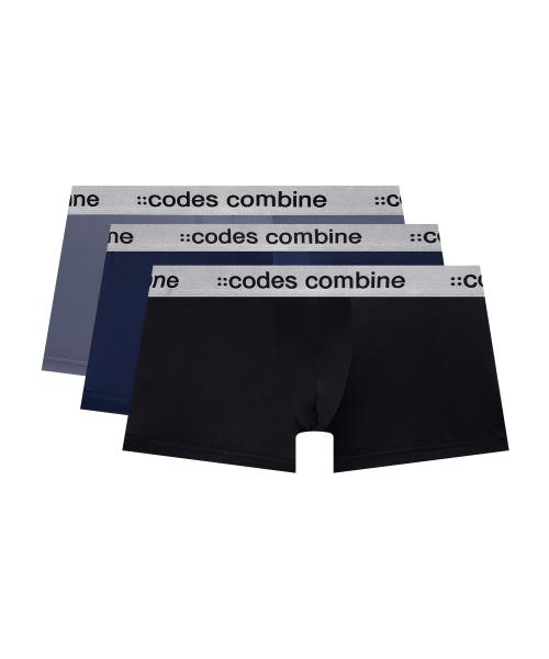 

[Codes Combine Innerwear] Basic Color Men s Boxer Briefs 3-Pack [Shipped from Korea] 100% Authentic 95