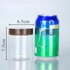 11pcs Food Storage Jars With Coffee Lid Clear Candy Cookie Sealed Cans Empty Plastic Grain Tank Transparent  Kitchen Container