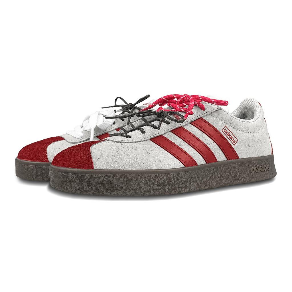 Adidas Neo Slip Resistant Low top Skateboard Shoes Unisex Gray Red HQ1802(Team116-ad)