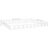 VidaXL Chenil Argenté 80 m² Acier