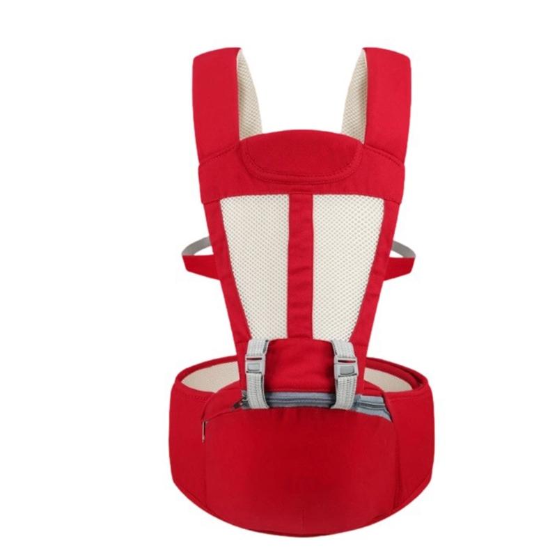 Atmungsaktives Babytragesystem Umrüstbar in Vorwärtsrichtung Sichere Schnallen Breite Schultergurte für 0-3 Jahre