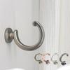 62KD 2Pcs Curtain Tieback Hooks Heavy Duty Metal Ball End Tie Back Hooks Curtain Hook