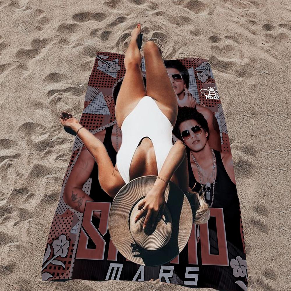 Bruno Mars Big Microfiber Beach Towels Quick Dry Towel Sand Beach Towels Pool Towel for Travel Swim Pool Yoga