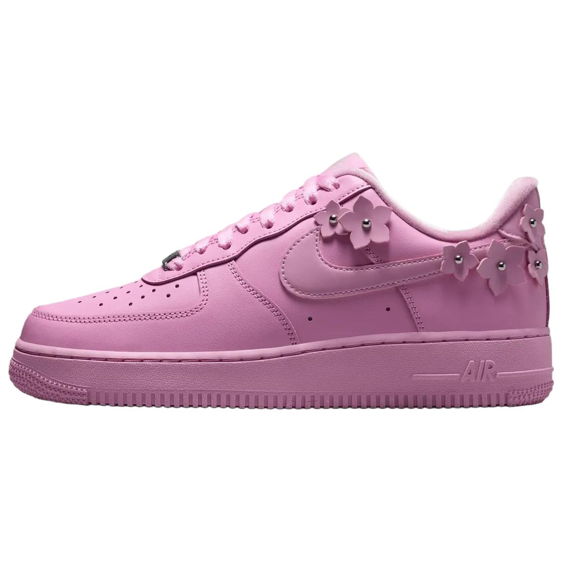 Nike Air Force 1 07 Pink Foam Metallic Silver Damen Sneaker Pink-Rise IR8637-600 36