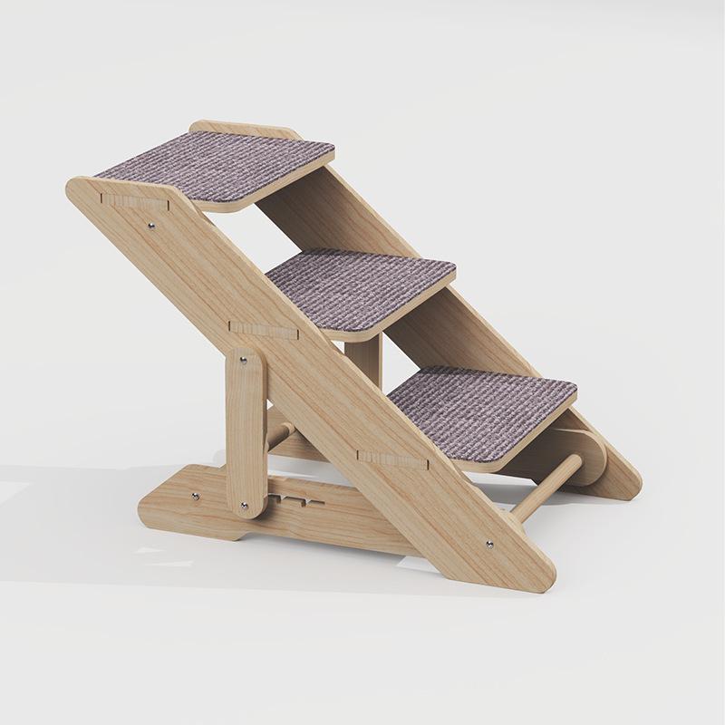 Wooden Pet Ramp Ladder for Small Dogs and Cats