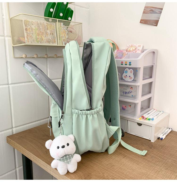 Niche High-Capacity Backpack for Women - Ideal for High School & College, Versatile and Stylish Double Shoulder Campus Bag