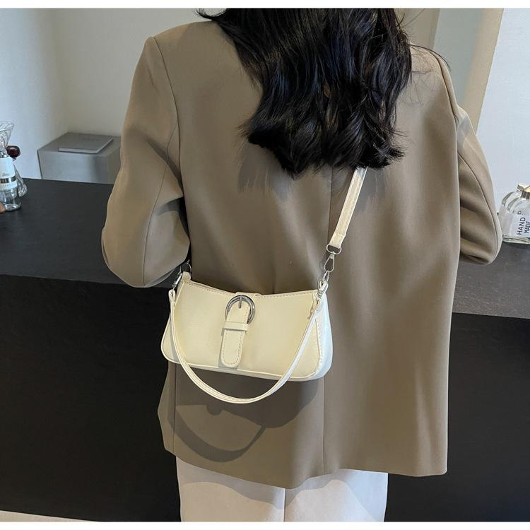 Fashion niche armpit small bag 2025 new French light luxury women's bag commuter shoulder bag autumn and winter versatile messenger bag