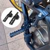 Balení 2 stupaček na motocykl Složená stupačka Pedál Oprava stupaček Náhrada za F 800 GS Adventure S1000XR Black