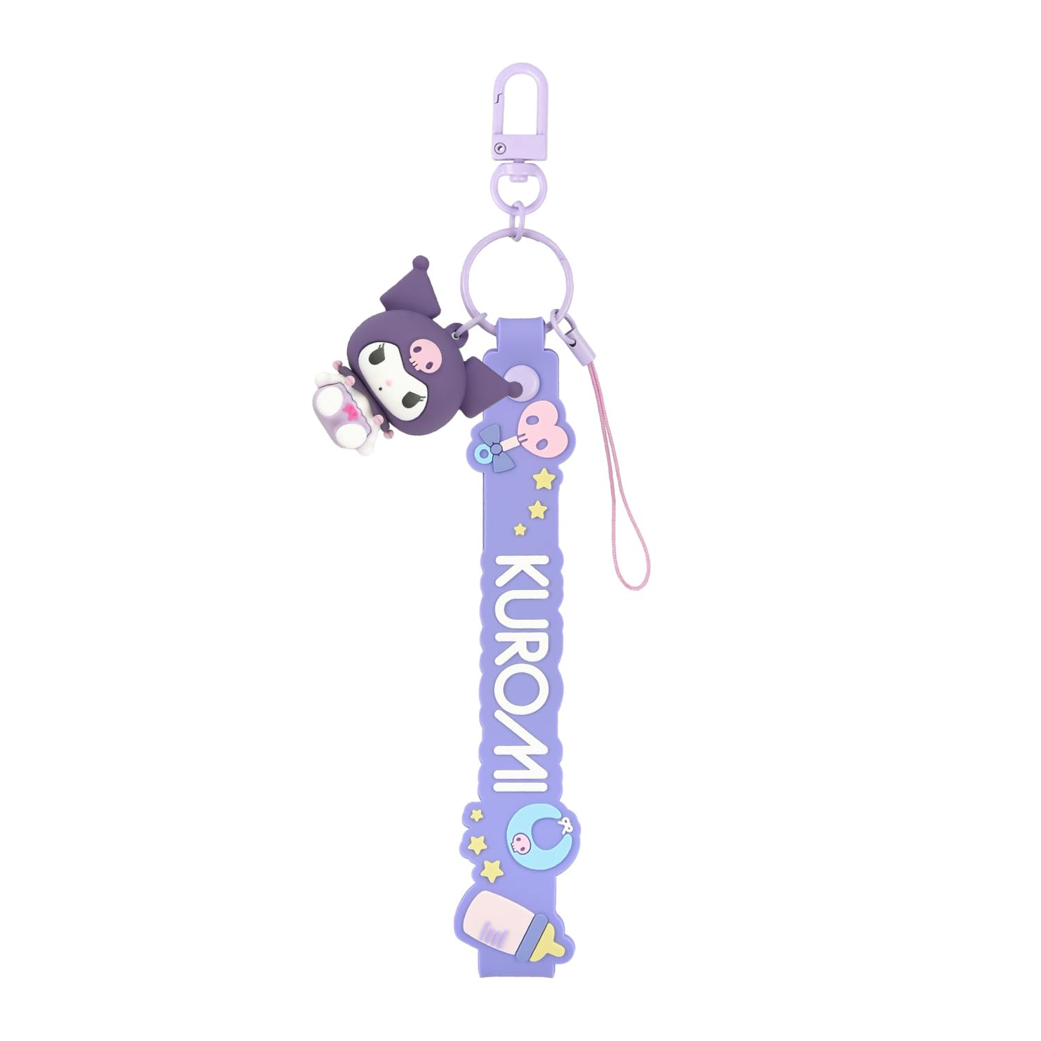 Gourmandise Sanrio Characters 3D Mascot Hand Strap Kuromi SANG-430KU