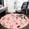 1pc Pet Vet Office Round Area Rug,  Mat Suitable ForOffice, Under Office Chairs Bedroom Living Room Home Decor, Room Deco