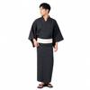 SAKIKU-EN Ready-to-wear mens yukata 4-piece set assorted patterns finished geta obi waist cord easy convenient gentlemen male festival event