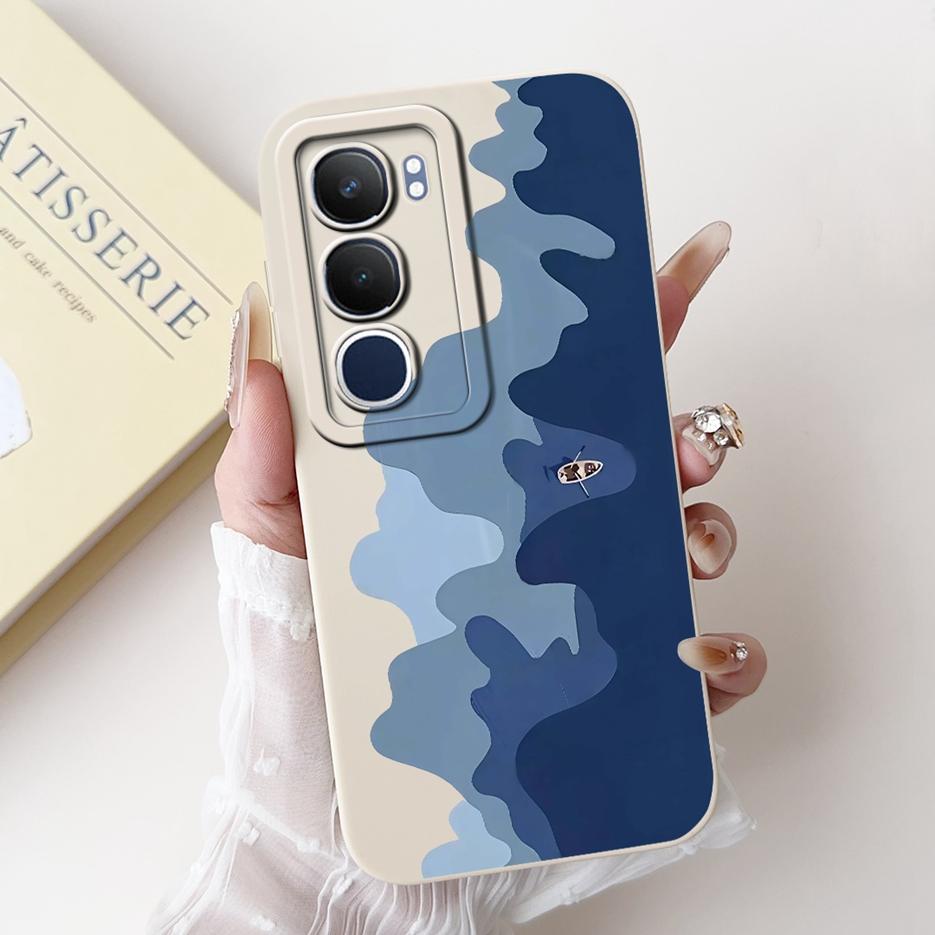 For Vivo Y19s Case V2419 New Unique Candy Painted Cover 6.68'' Shockproof Phone Case For Vivo Y19s Y 19 s VivoY19s 4G Soft Shell